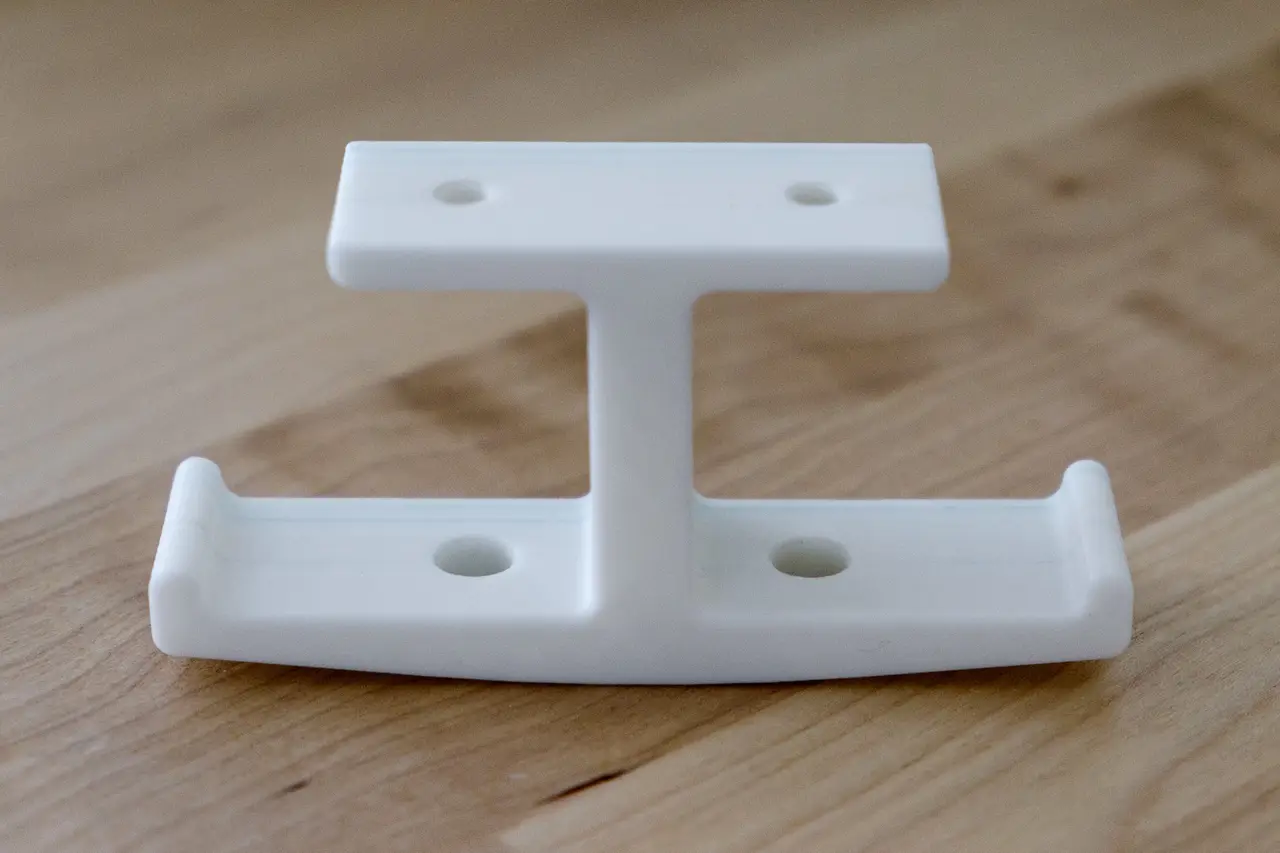 Headphone Hook - Desk Mount Double Hanger — modelo 3D