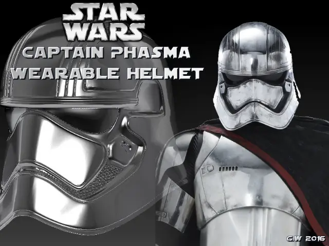 Captain Phasma Wearable Helmet — modelo 3D