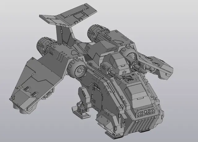 Blast Crow (re-organized) — modelo 3D