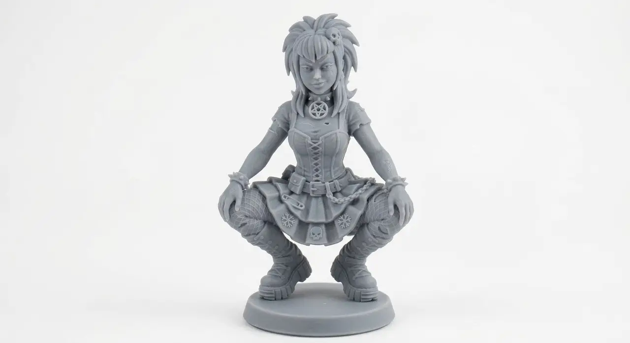 Sexy Punk Rebel — modelo 3D