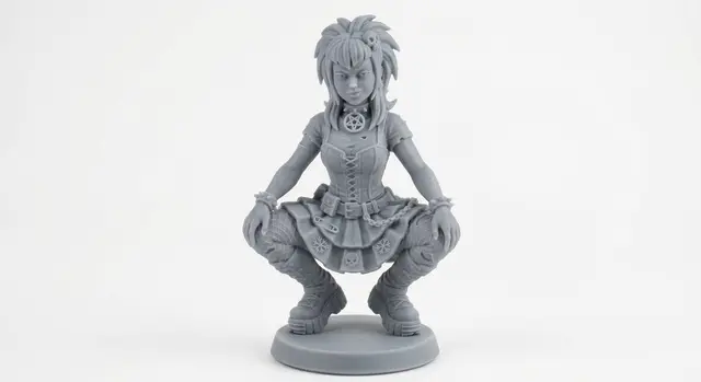 Sexy Punk Rebel — modelo 3D