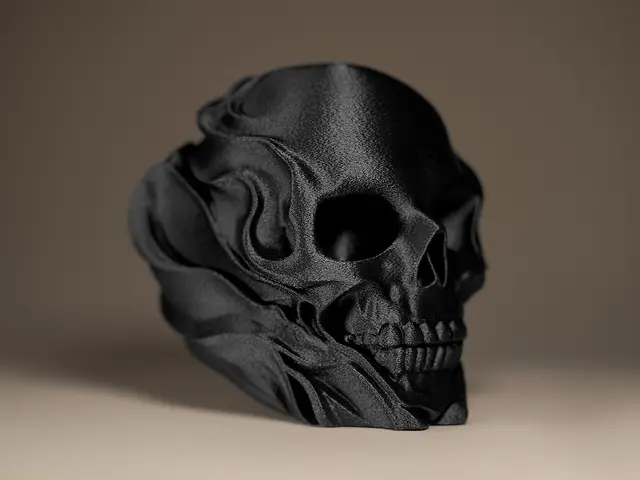 Skull Modern Decor Figurine — modelo 3D