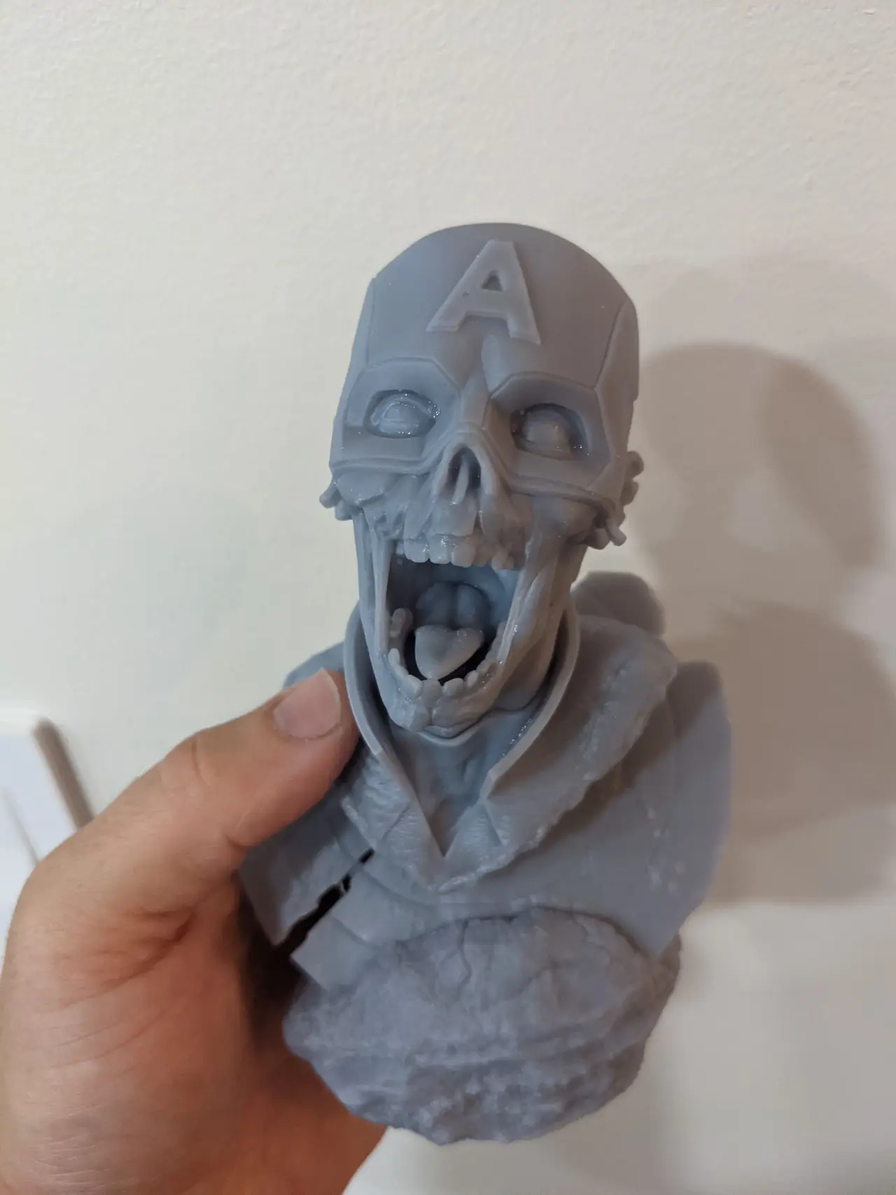 Zombie Cap Bust (Statue) — modelo 3D