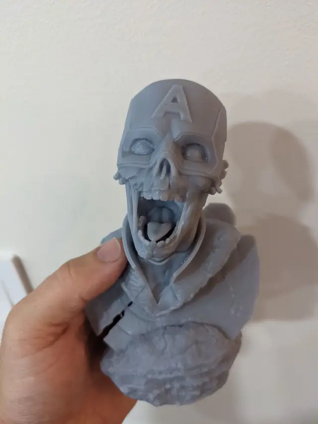 Zombie Cap Bust (Statue) — modelo 3D