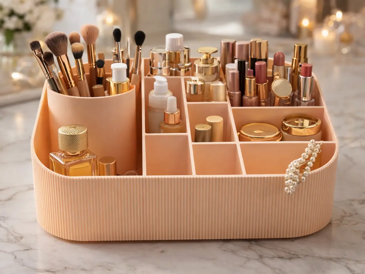 Beauty Cosmetic Modular Organizer — modelo 3D
