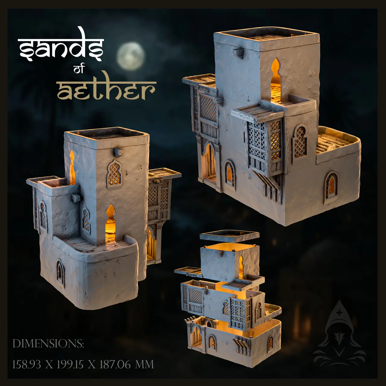 Free House Sands of Aether — modelo 3D
