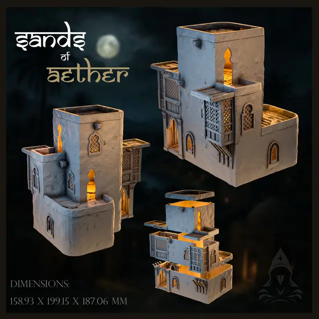 Free House Sands of Aether — modelo 3D