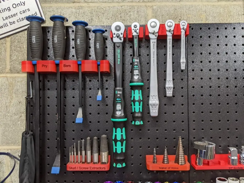 Sealey Pegboard Tool Mounts — modelo 3D