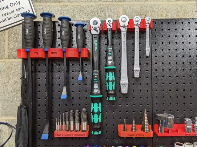 Sealey Pegboard Tool Mounts — modelo 3D