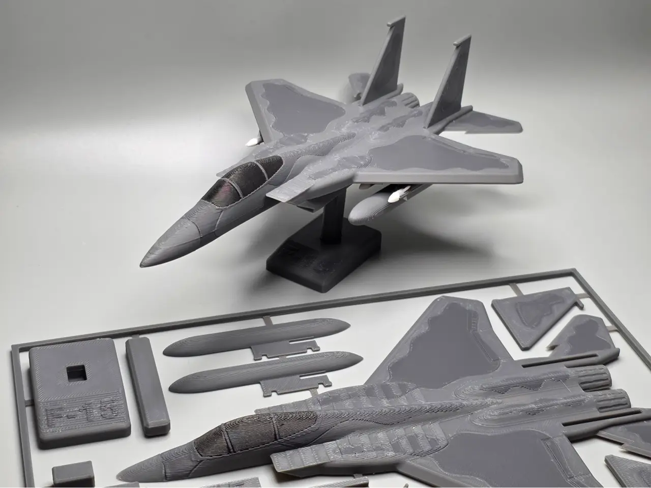 F-15 Plane Kit Card — modelo 3D