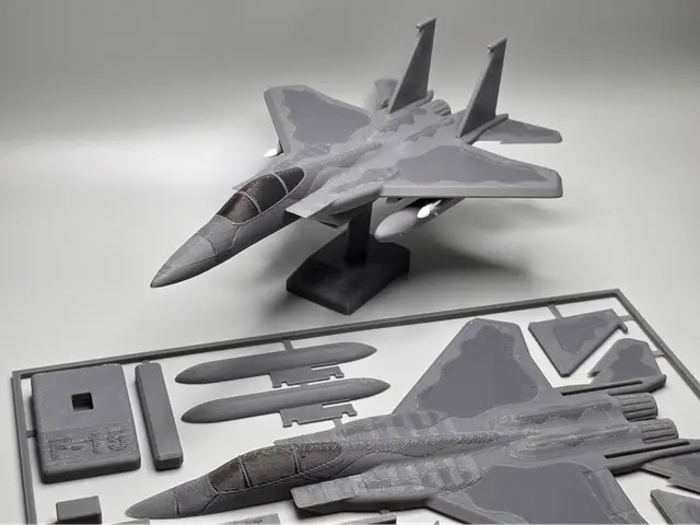 F-15 Plane Kit Card — modelo 3D