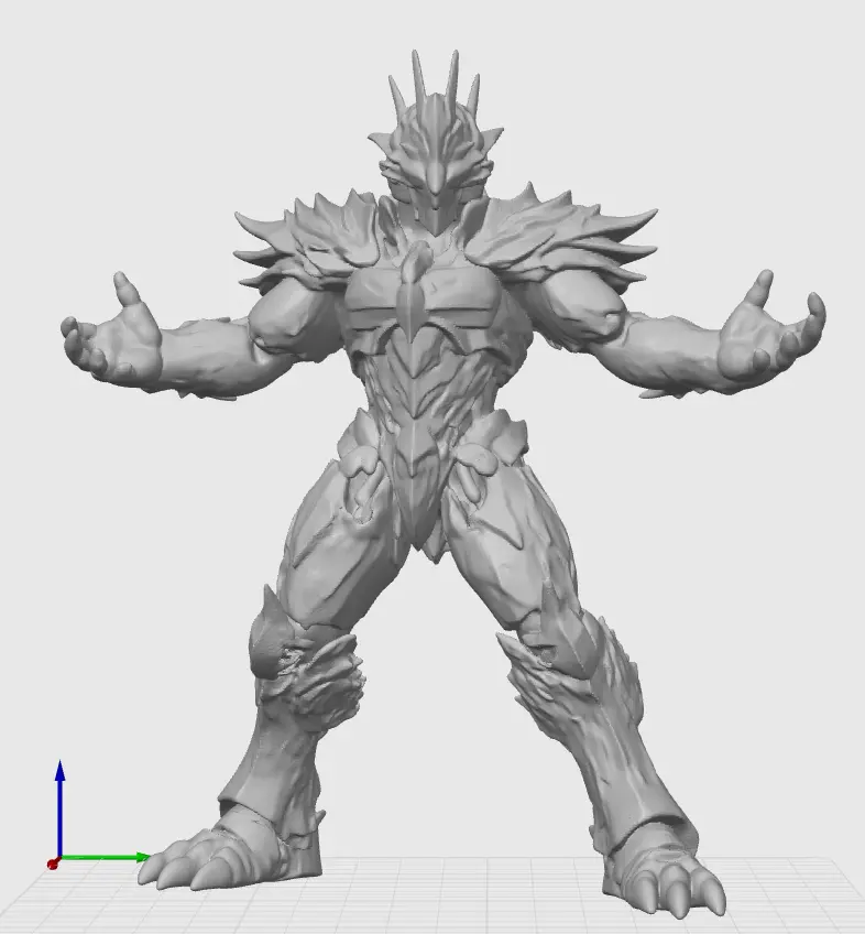 Fan Art Action Figure - UnArmed | Trident Figurine — modelo 3D