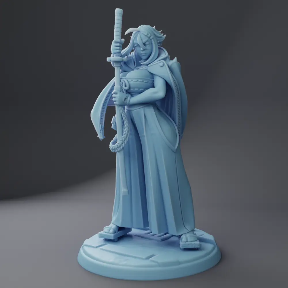 Midori ( Female Human Samurai / Warrior / Fighter ) — modelo 3D