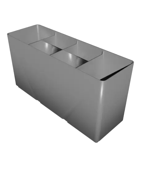 Gridfinity 6 Compartment USB Cable Bin (hollow bottom for space) — modelo 3D