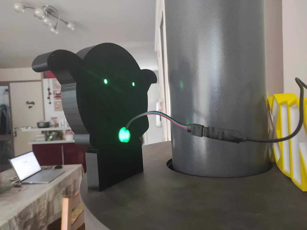 Lighting leds Yoda from star wars — modelo 3D