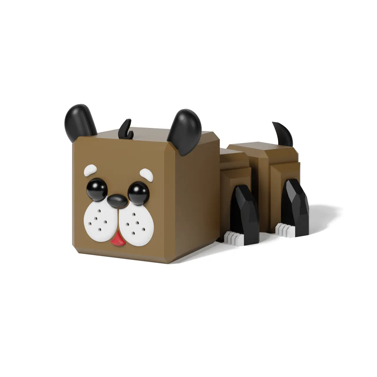 Cute, Flexi Dog — modelo 3D