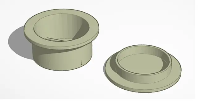 Hc-sr04 — modelo 3D