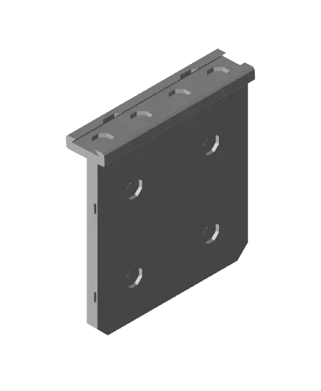 2x2 Shelf - Rail Slider — modelo 3D