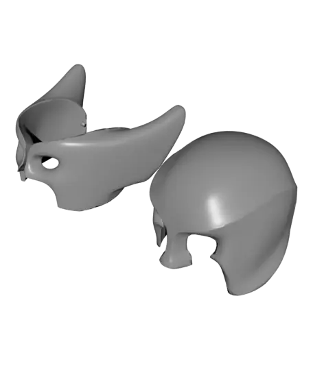 Wolverine Headgear Mask for 6:1 LEGO — modelo 3D