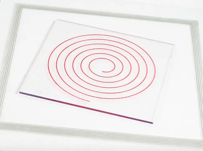 Spiral Bed Level Test (Customizable) — modelo 3D