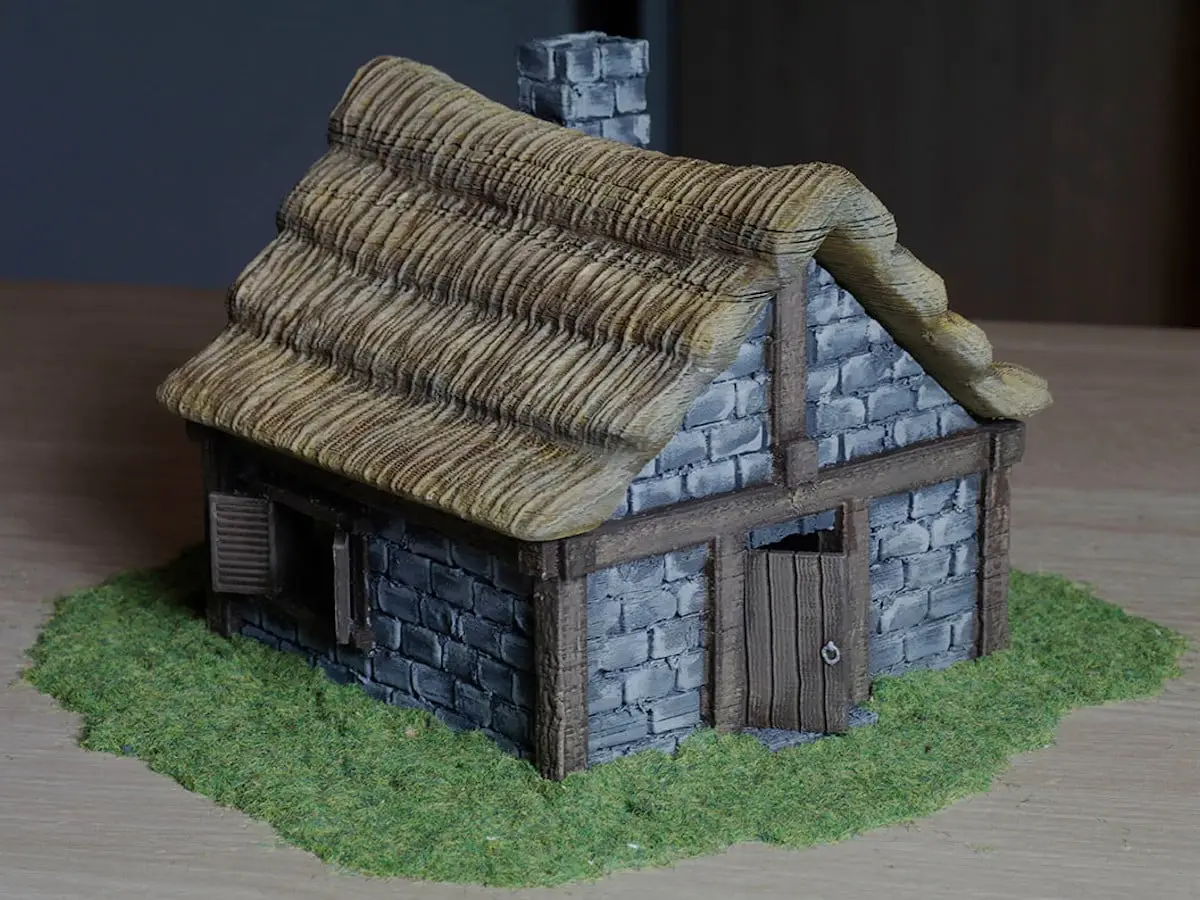 Medieval country cottage — modelo 3D