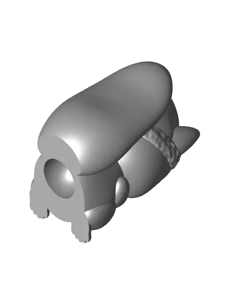 Squirrel with a Hat Ornament — modelo 3D