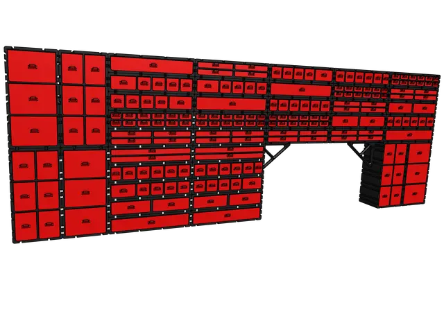 Drawer System — modelo 3D