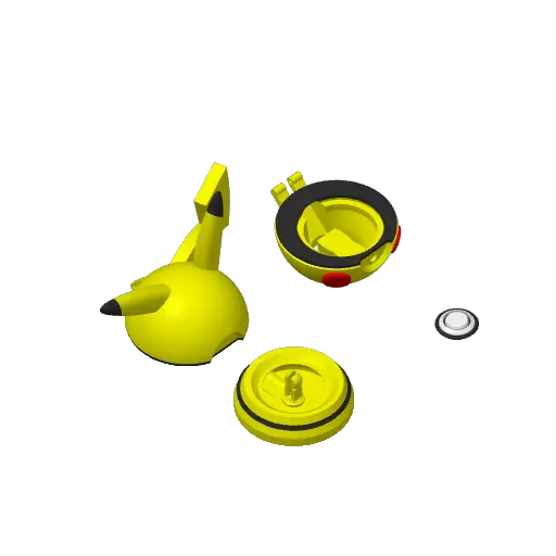 Pikachu Magsafe Charger — modelo 3D