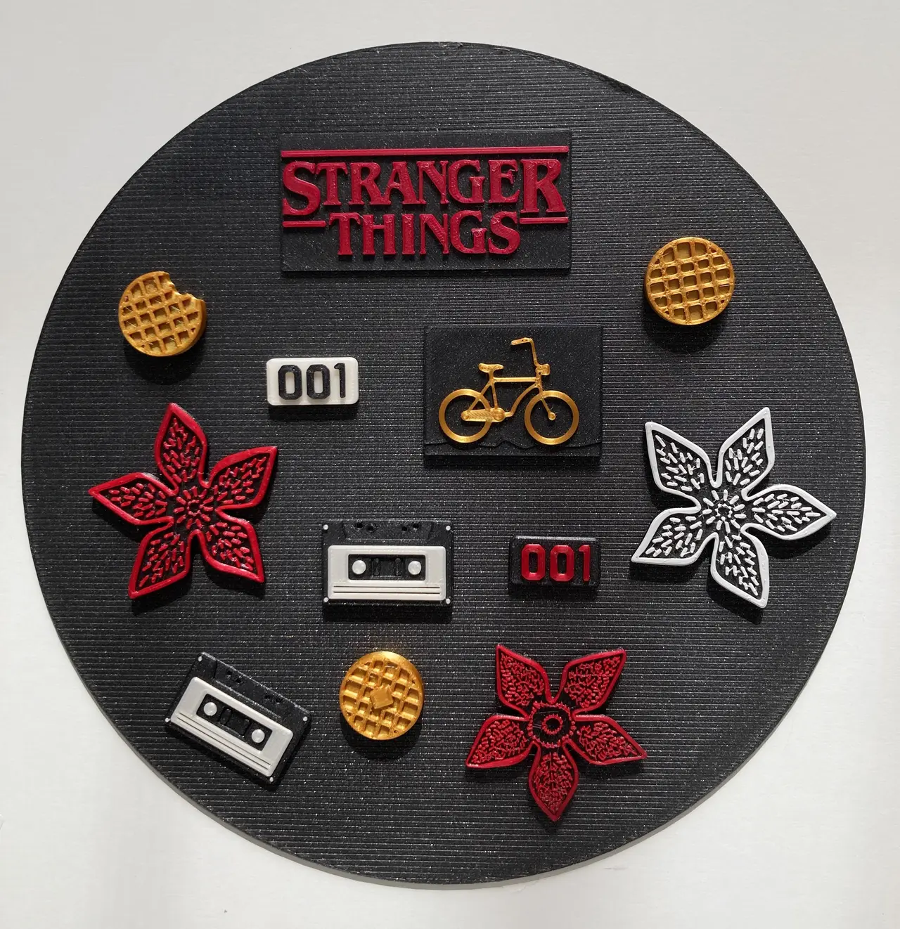 STRANGER THINGS 4 COLLECTION OF MAGNETS — modelo 3D