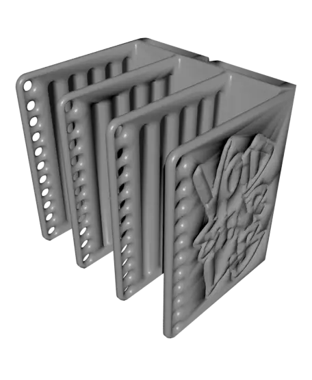 Transwarp Saya - High-Density Nerf Mag Holder for Talon, Katana, and Zinc — modelo 3D