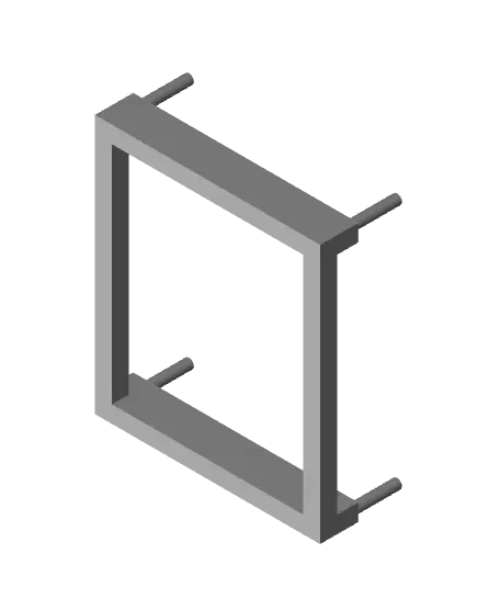 Simple Raspberry Pi 5 chassis — modelo 3D