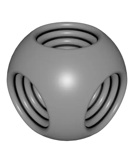 Chinese Puzzle Ball (Plain) — modelo 3D