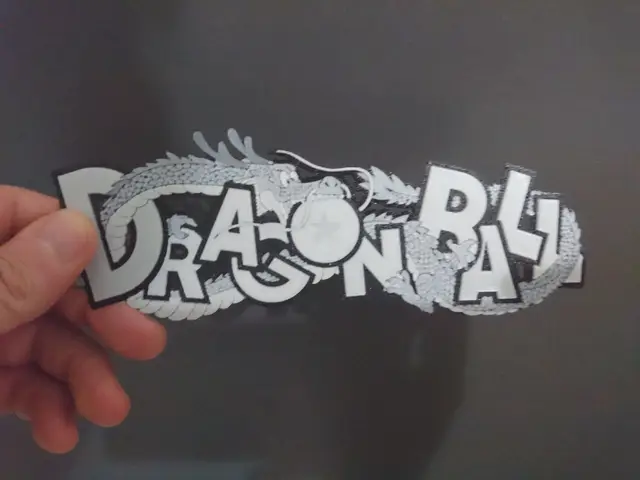 Logo Dragon ball en 3D — modelo 3D