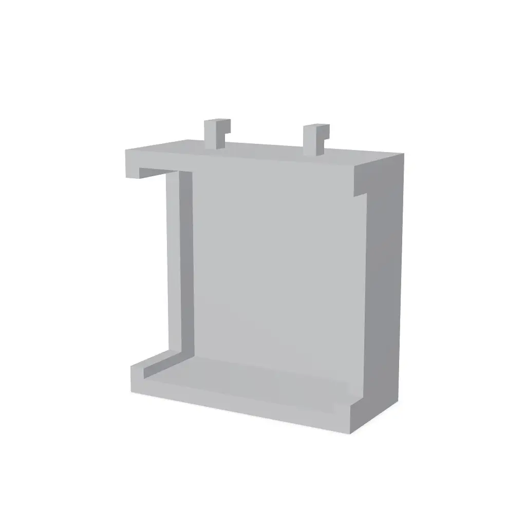 IKEA Skadis Low-Profile Baitcaster Cubby — modelo 3D