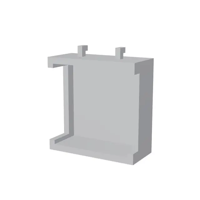 IKEA Skadis Low-Profile Baitcaster Cubby — modelo 3D
