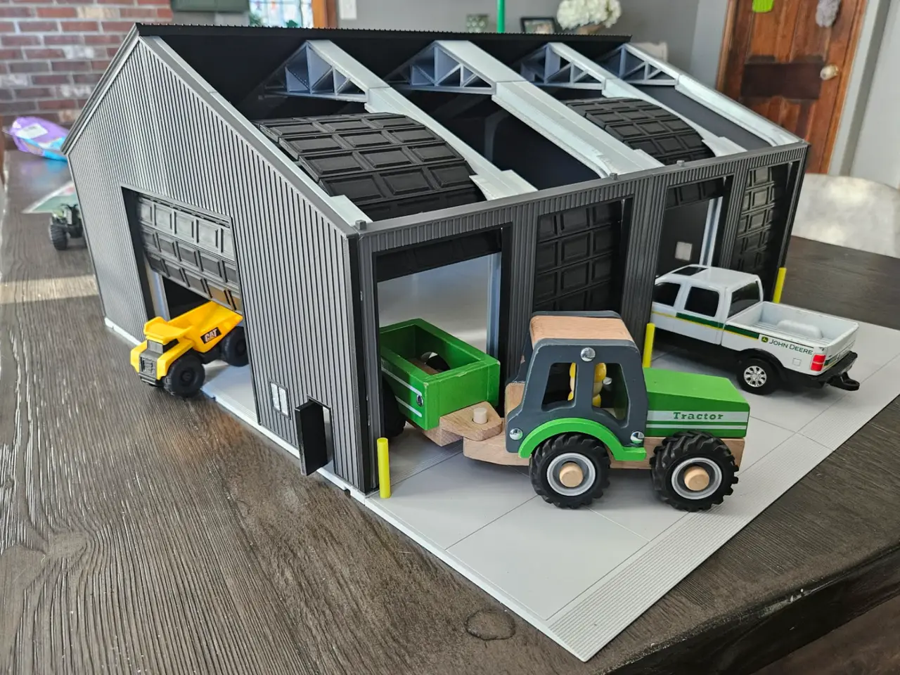 Big Boy Garage - 1:24 Scale Pole barn — modelo 3D