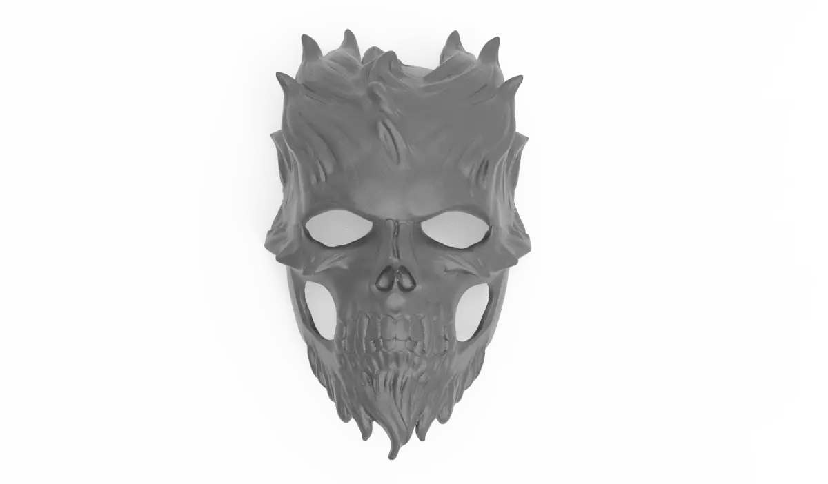 Krampus Demon mask — modelo 3D