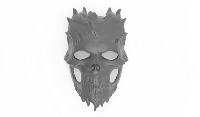 Krampus Demon mask — modelo 3D